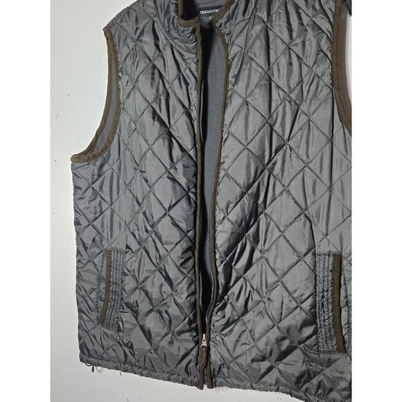 Tricots St Raphael Mens Quilted Puffer Vest Size Large Outdoor Winter Zip Front - Picture 6 of 13